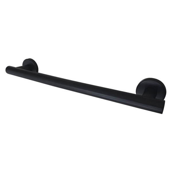 Kingston Brass GBS1418CS0 18-Inch x 1-1/4 Inch O.D Grab Bar, Matte Black GBS1418CS0 - main